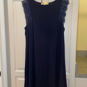 Navy Ann Taylor Loft T-shirt Dress